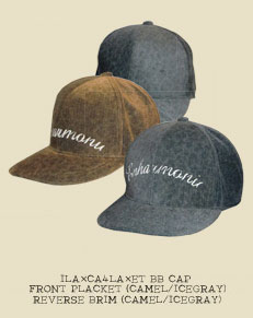 ILA×CA4LA×ET BB CAP FRONT PLACKET (CAMEL/ICEGRAY) REVERSE BRIM (CAMEL/ICEGRAY)