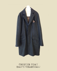 CHESTER COAT (NAVY/CHARCOAL)