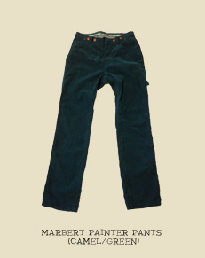 MARBERT PAINTER PANTS (CAMEL/GREEN)