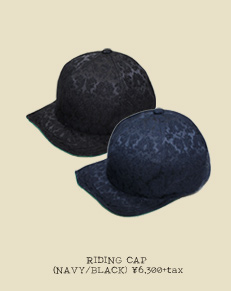 RIDING CAP (NAVY/BLACK)